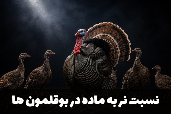 نسبت نر به ماده در بوقلمون